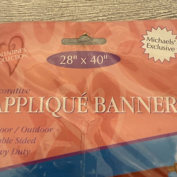 (New) Happy Valentine's Day Garden Flag 28"x40" Michaels Exclusive - Picture 2 of 5